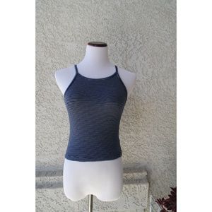 Brandy Melville Stripe Halter Top